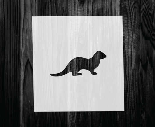 Otter Stencil, Mylar reusable stencil, Stencil, FAST SHIPPING
