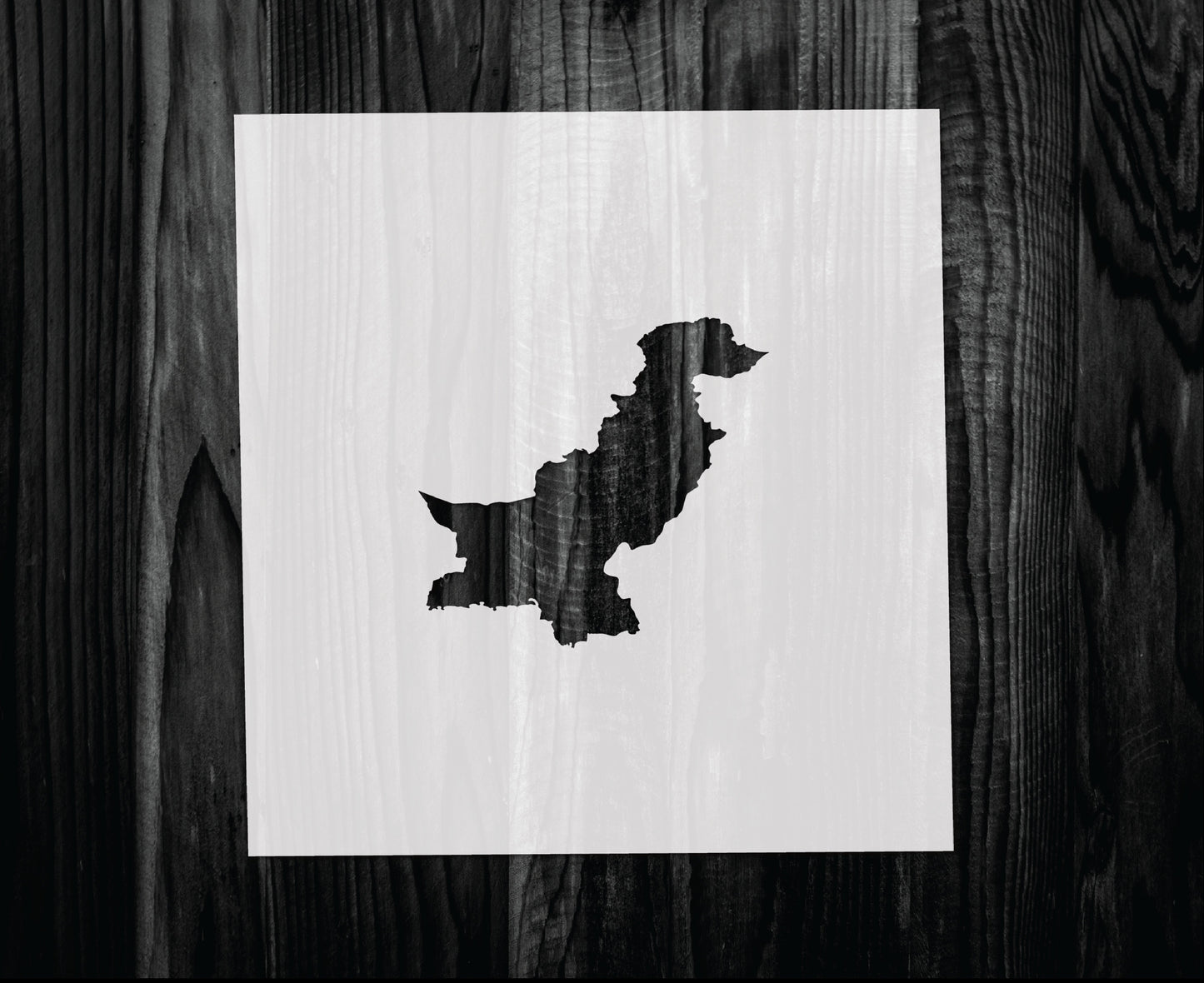 Pakistan Stencil, Mylar reusable stencil, Stencil, FAST SHIPPING