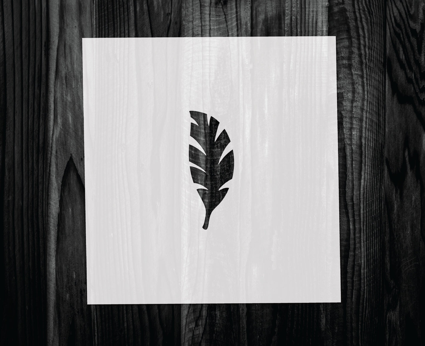 Palm Leaf Stencil, Mylar reusable stencil, Stencil, FAST SHIPPING