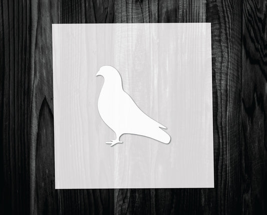 Pigeon Stencil, Mylar reusable stencil, Stencil, FAST SHIPPING