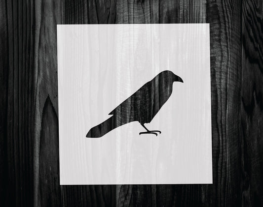 Raven Stencil, Mylar reusable stencil, Stencil, FAST SHIPPING