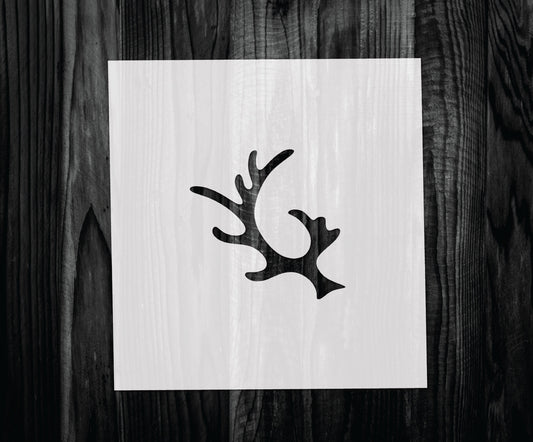 Reindeer antler Stencil, Mylar reusable stencil, Stencil, FAST SHIPPING