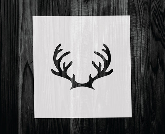 Reindeer antlers Stencil, Mylar reusable stencil, Stencil, FAST SHIPPING