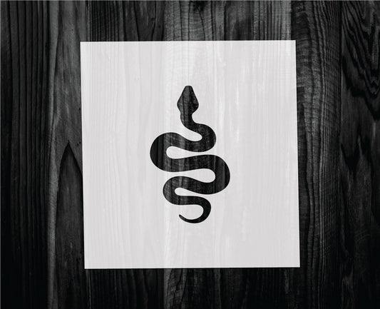Snake Stencil, Mylar reusable stencil, Stencil, FAST SHIPPING