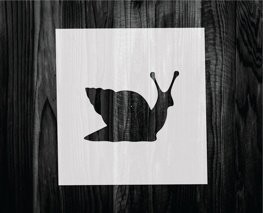 Snail Stencil, Mylar reusable stencil, Stencil, FAST SHIPPING