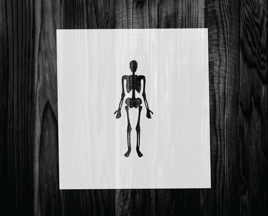 Skeleton Stencil, Mylar reusable stencil, Stencil, FAST SHIPPING