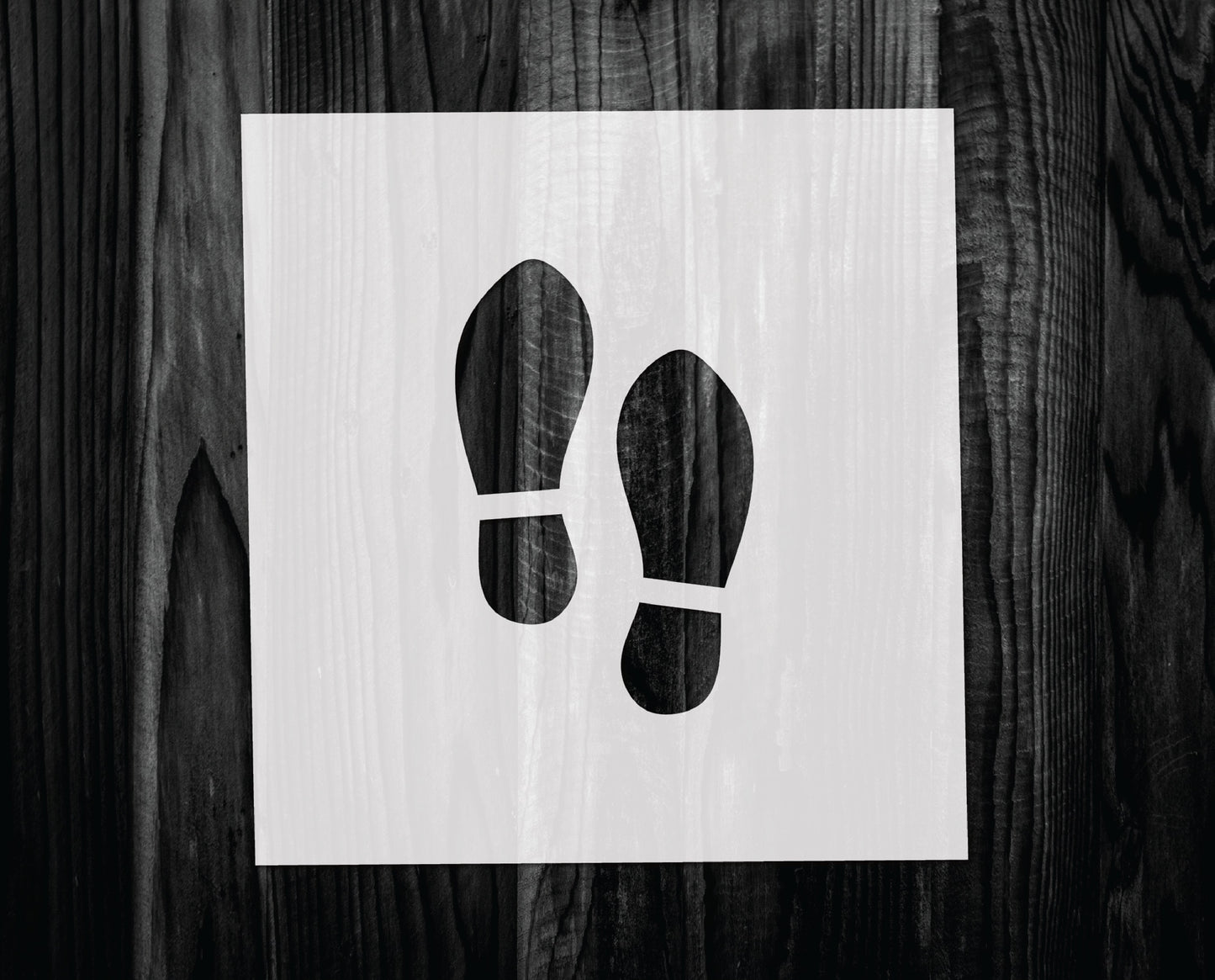 Shoe Print Stencil, Mylar reusable stencil, Stencil, FAST SHIPPING