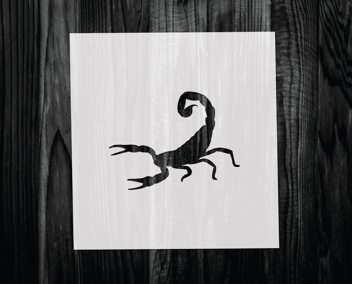 Scorpion Stencil, Mylar reusable stencil, Stencil, FAST SHIPPING