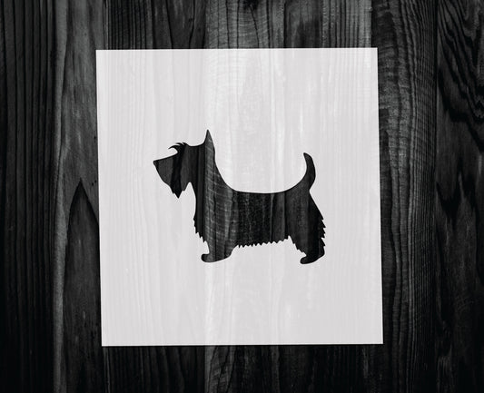 Scottie Dog Stencil, Mylar reusable stencil, Stencil, FAST SHIPPING