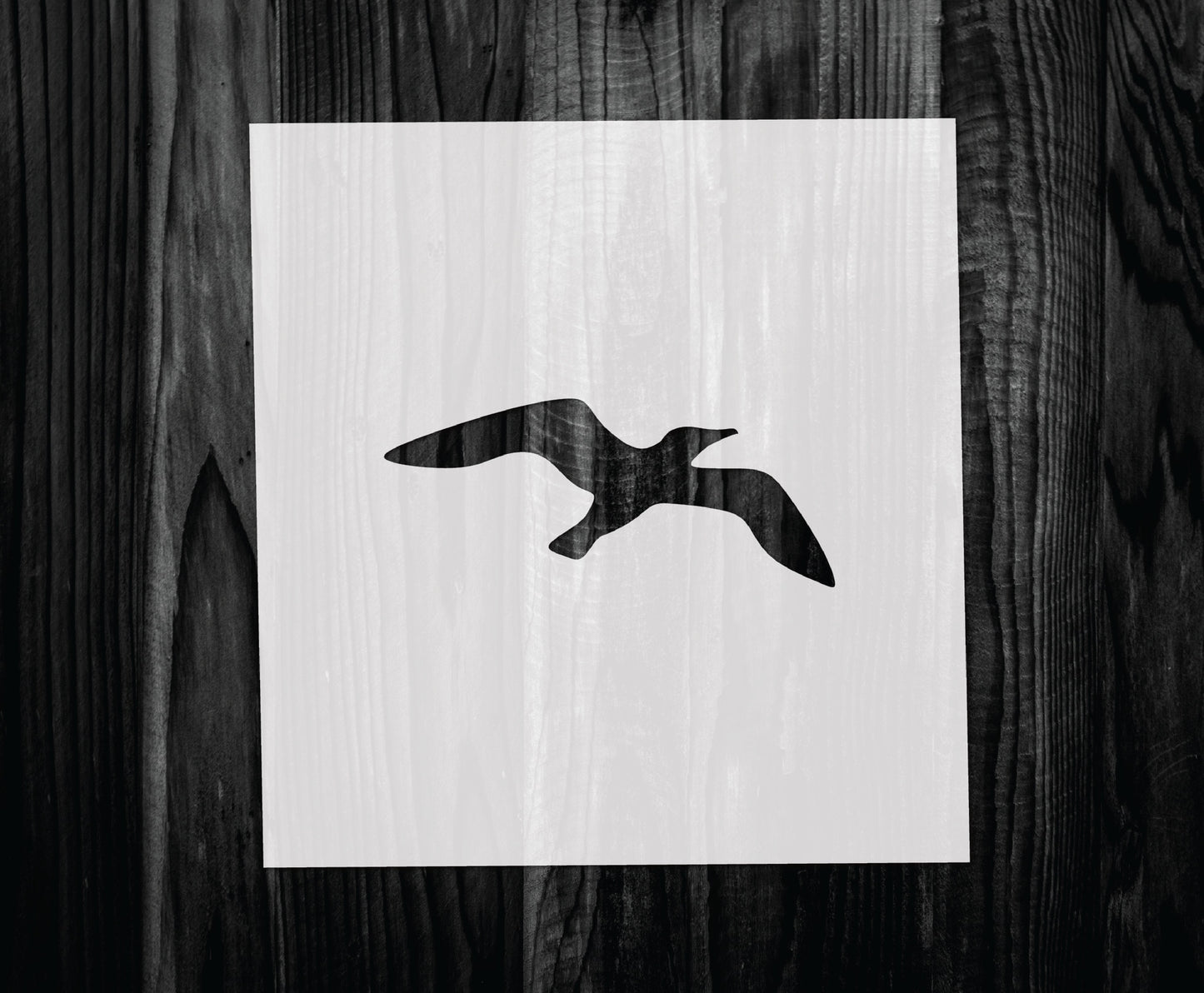 Seagull Stencil, Mylar reusable stencil, Stencil, FAST SHIPPING