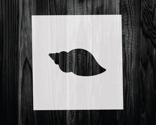 Seashell Stencil, Mylar reusable stencil, Stencil, FAST SHIPPING