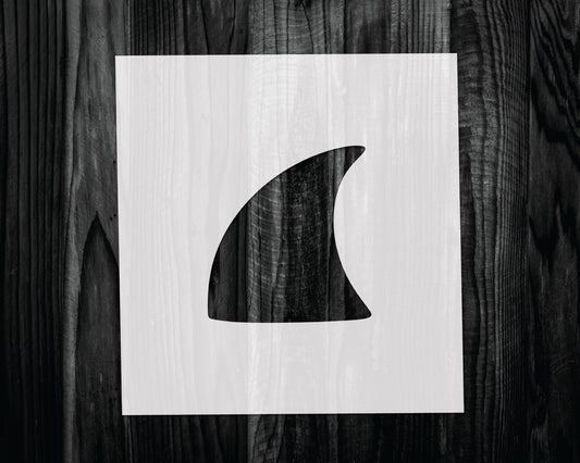 Shark Fin Stencil, Mylar reusable stencil, Stencil, FAST SHIPPING