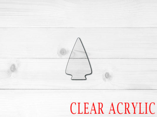 Arrowhead Acrylic Shape, Clear Acrylic Craft Blank, DIY Acrylic Blank