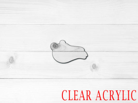 Camel Head Acrylic Shape, Clear Acrylic Craft Blank, DIY Acrylic Blank