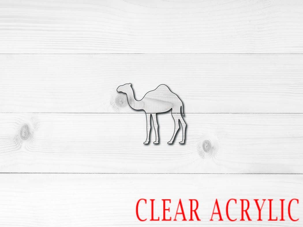 Camel Acrylic Shape, Clear Acrylic Craft Blank, DIY Acrylic Blank