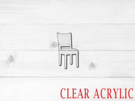 Chair Acrylic Shape, Clear Acrylic Craft Blank, DIY Acrylic Blank