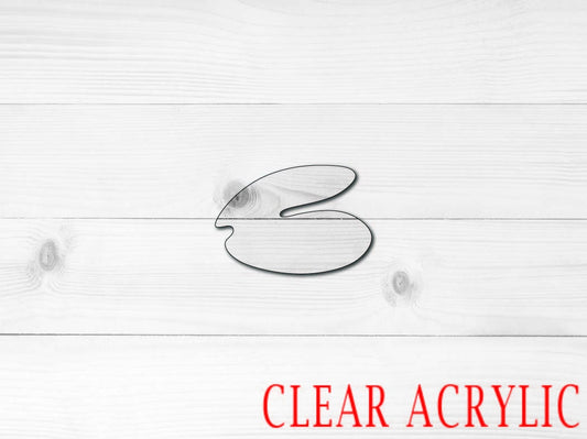 Clam Acrylic Shape, Clear Acrylic Craft Blank, DIY Acrylic Blank