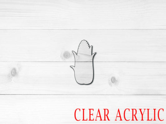 Corn Acrylic Shape, Clear Acrylic Craft Blank, DIY Acrylic Blank