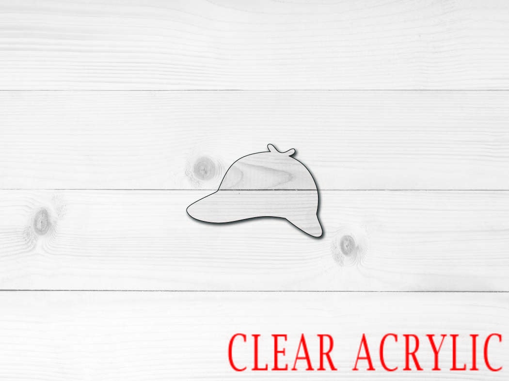Detective Hat Acrylic Shape, Clear Acrylic Craft Blank, DIY Acrylic Blank