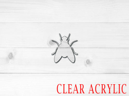 Fly Acrylic Shape, Clear Acrylic Craft Blank, DIY Acrylic Blank