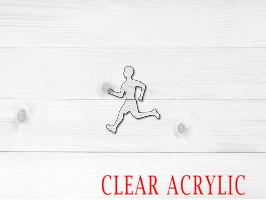 Runner Shape, Clear Acrylic Craft Blank, DIY Acrylic Blank