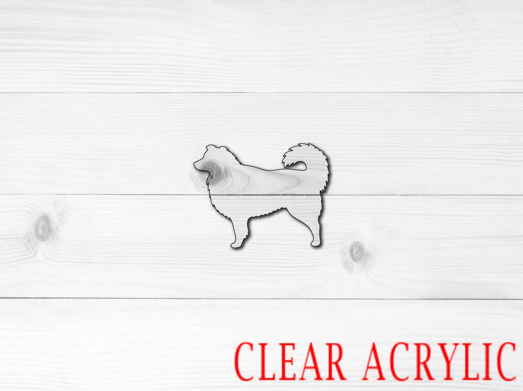 Australian Shepherd Acrylic Shape, Clear Acrylic Craft Blank, DIY Acrylic Blank