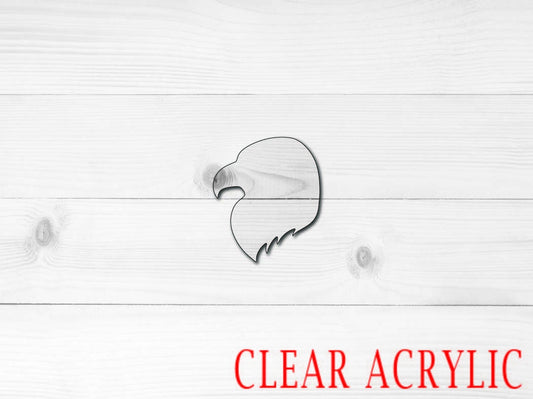 Eagle Head Acrylic Shape, Clear Acrylic Craft Blank, DIY Acrylic Blank