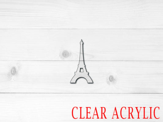 Eiffel Tower Acrylic Shape, Clear Acrylic Craft Blank, DIY Acrylic Blank