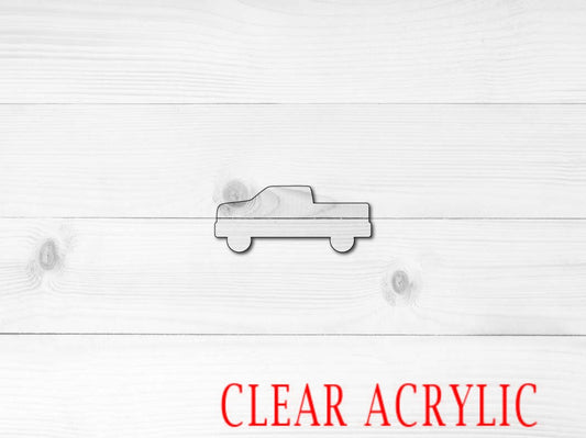 Pickup Truck Shape, Clear Acrylic Craft Blank, DIY Acrylic Blank