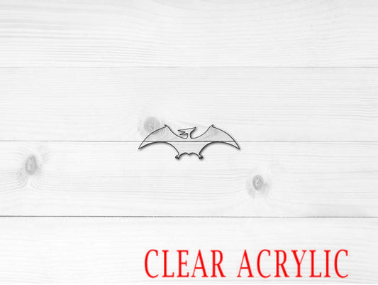 Pterodactyl Shape, Clear Acrylic Craft Blank, DIY Acrylic Blank