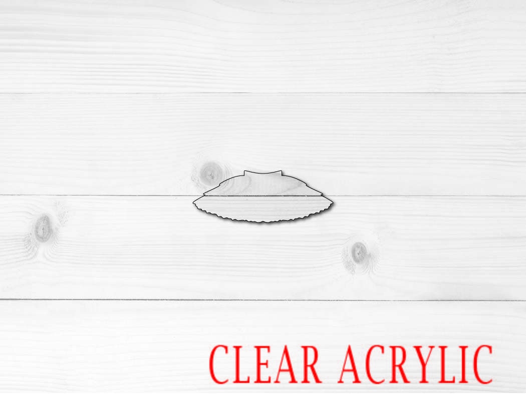 Tutu Shape, Clear Acrylic Craft Blank, DIY Acrylic Blank