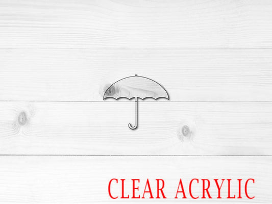 Umbrella Shape, Clear Acrylic Craft Blank, DIY Acrylic Blank